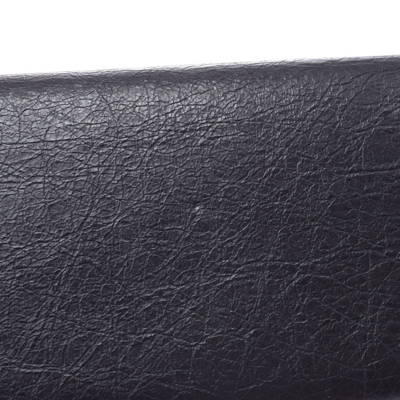 Balenciaga Money Black Leather Long Wallet - Picture 7 of 12
